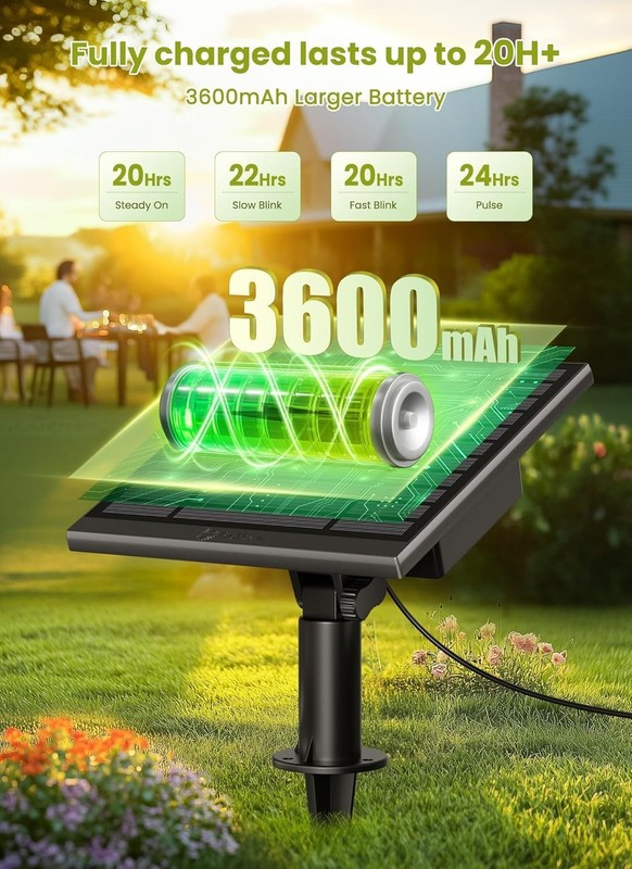 58FT Solar String Lights Outdoor LED with Remote and Timer Waterproof Decor gallery
