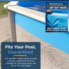 Pool Liner 30 ft Round Overlap Vinyl 48/54 In Deep Blue Wave NL328-20 Wall gallery