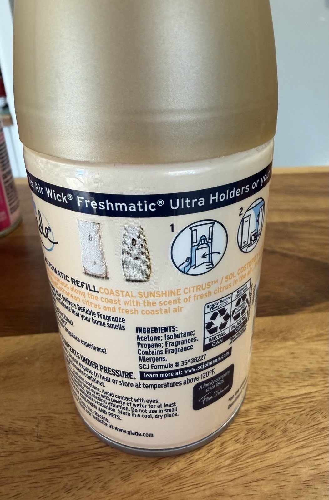 Glade Automatic Spray Refill, Air Freshener for Home and Bathroom, Coastal Sunsh gallery