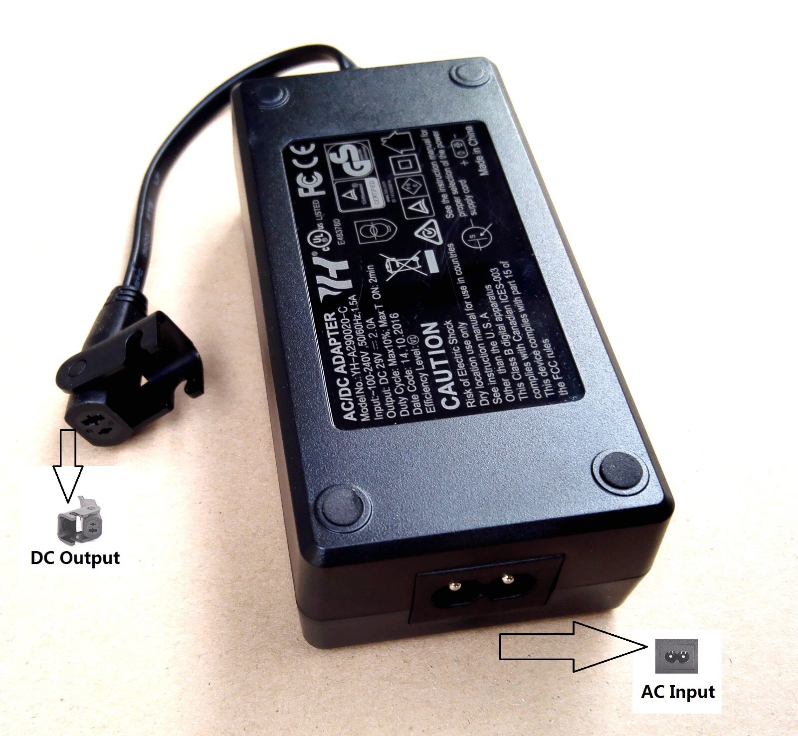 Okin AC/DC Adapter 02-290020 Switching Power Supply 68000289 Tempur-Pedic gallery