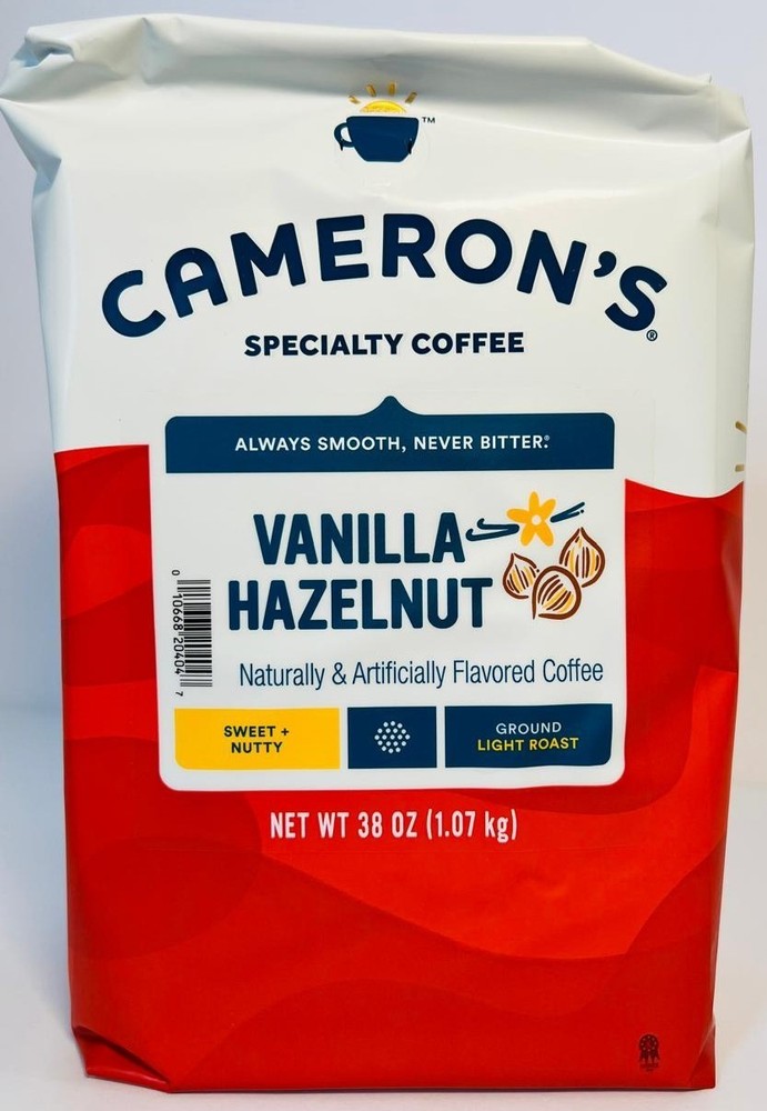 Cameron's Specialty Vanilla Hazelnut 38oz. Ground Coffee