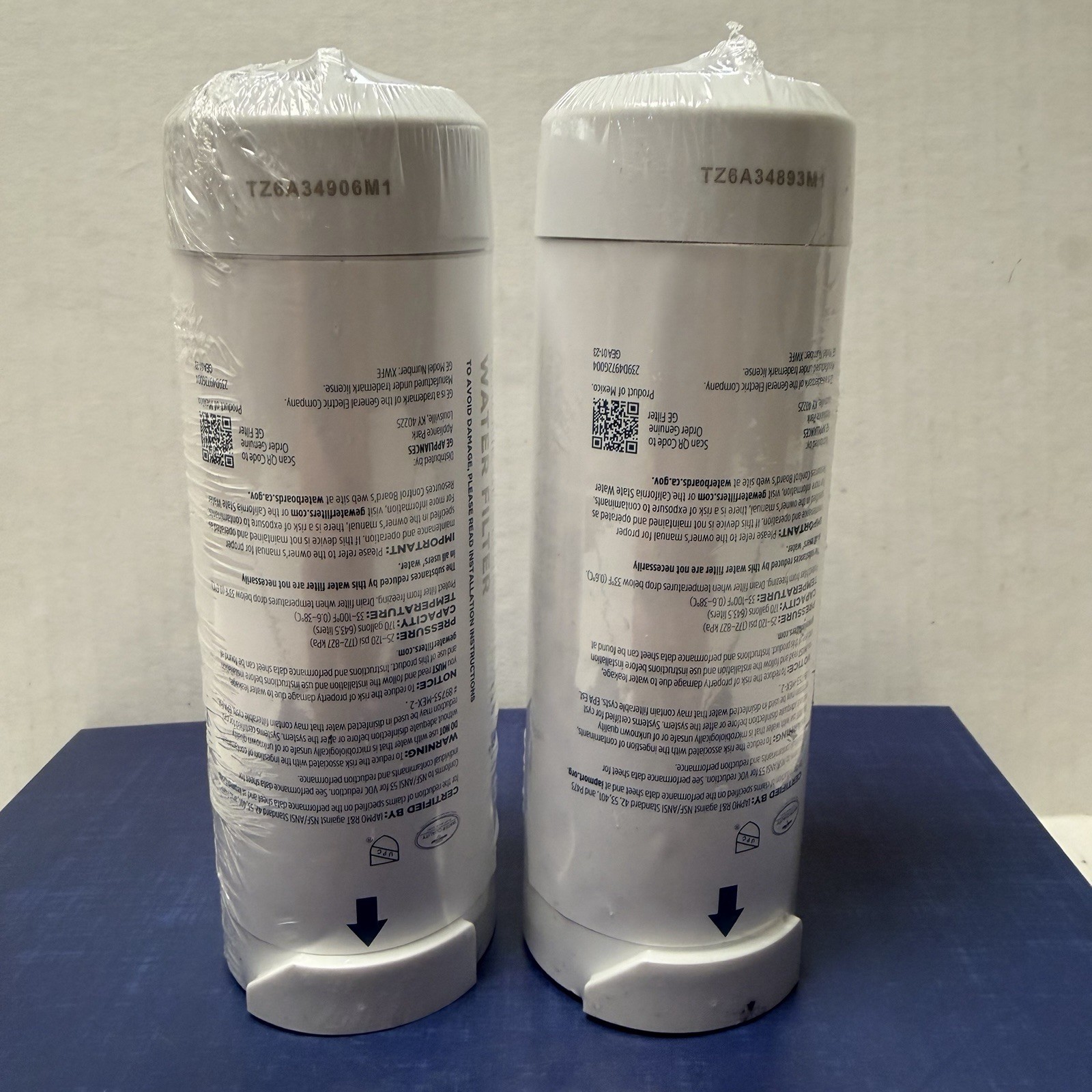 2 PACK GE XWFE Replacment Refrigerator Water Filter Without Chip gallery