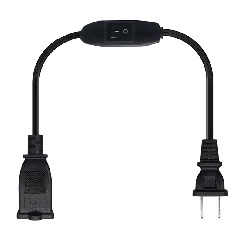 2PCS On Off Switch Extension Cord ,2-Prong Polarized Extension Cord with Switch gallery