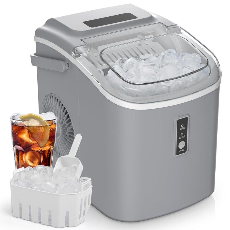 EUHOMY Ice Maker Countertop 9 Cubes Ready in 6 Mins, for Home, Kitchen, Office gallery