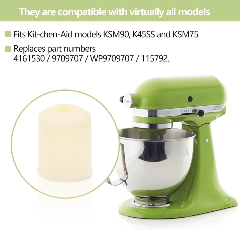 High-Quality Rubber Feet for KitchenAid Stand Mixers - Durable & Dishwasher Safe gallery