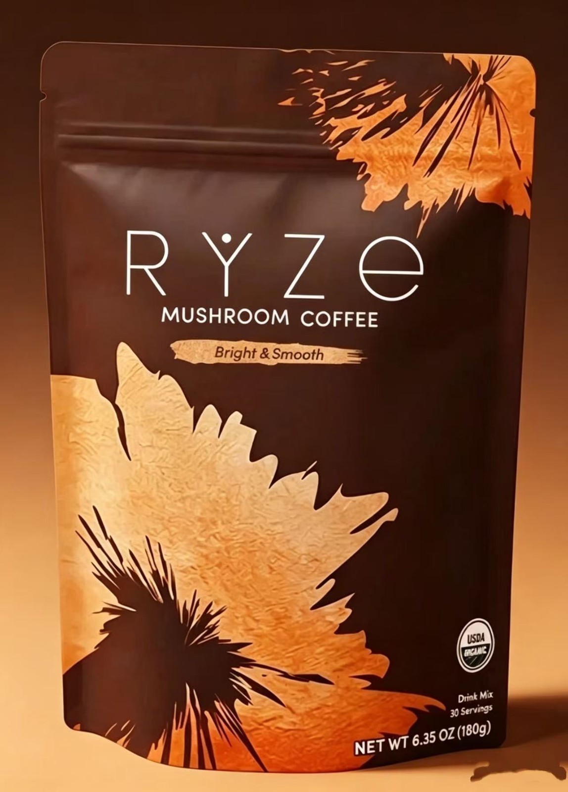 Authentic RYZE MUSHROOM Coffee Bright & Smooth Gut Health Supplement 30 Servings gallery