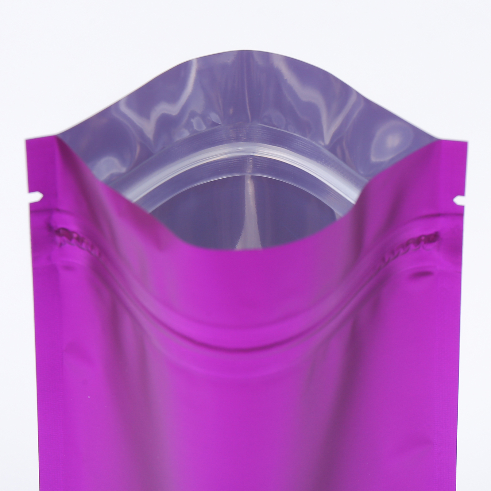 100/500 Metallic Purple Mylar Packaging Bag Resealable Candy Cookie Storage Bags gallery