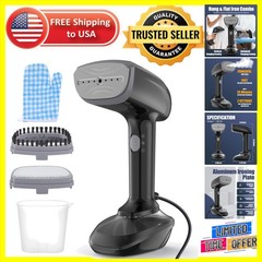 Handheld Fabric Steamer – 1800W, 20 Sec Heat-Up, 300ml Tank, Safe & Efficient