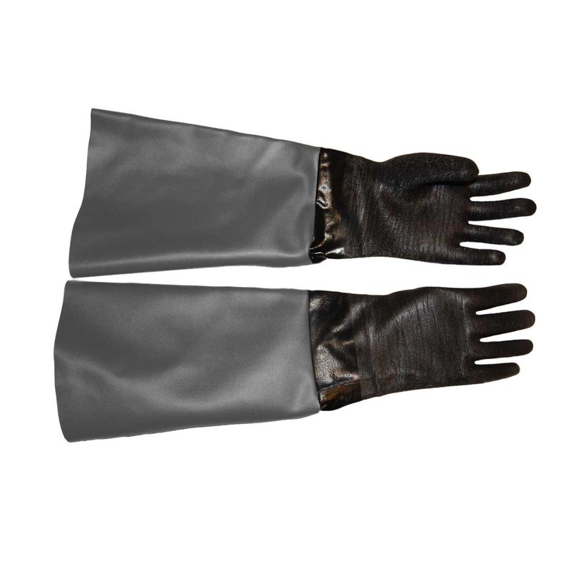 GLOVES for Sandblaster Blast Cabinet - 1 Pair - 26" x 7-1/4" - Made in USA gallery