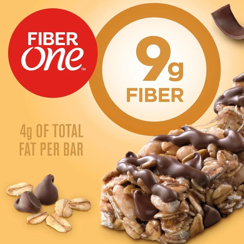 Fiber One Chewy Bars, Oats & Chocolate, Fiber Snacks, Mega Pack, 15 ct gallery