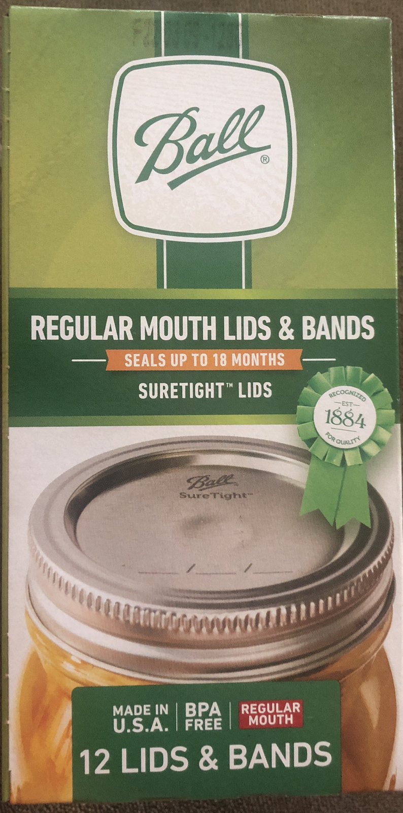 Ball Regular Mouth Suretight Lids And Bands, BPA Free (12 Count) Canning Season gallery