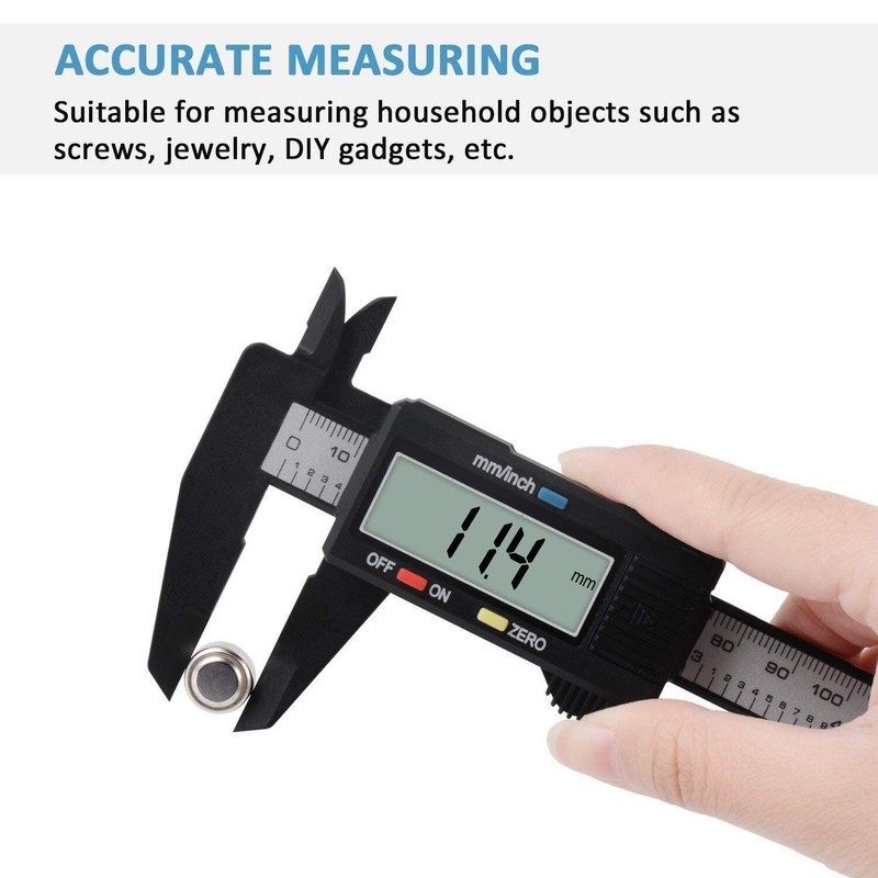 6" 150mm Digital Caliper Micrometer LCD Gauge Vernier Electronic Measuring Tool gallery