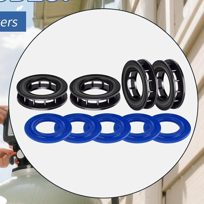 New Upgraded Blue Seals and Spacers Kits For Fleck 5600 Water Softeners 60125-15 gallery