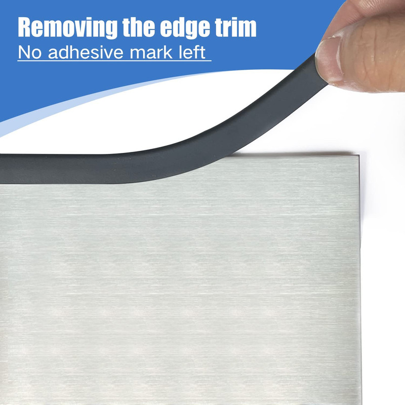 Rubber Edge Trim, Self-Adhesive Rubber Edge Trim, Edge Protector for Sheet Metal gallery
