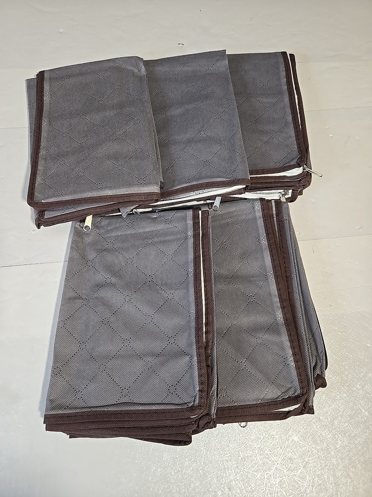 Lifewit 5 Pack Clothes Storage Bins with Lids, Foldable Blanket Storage Bags New