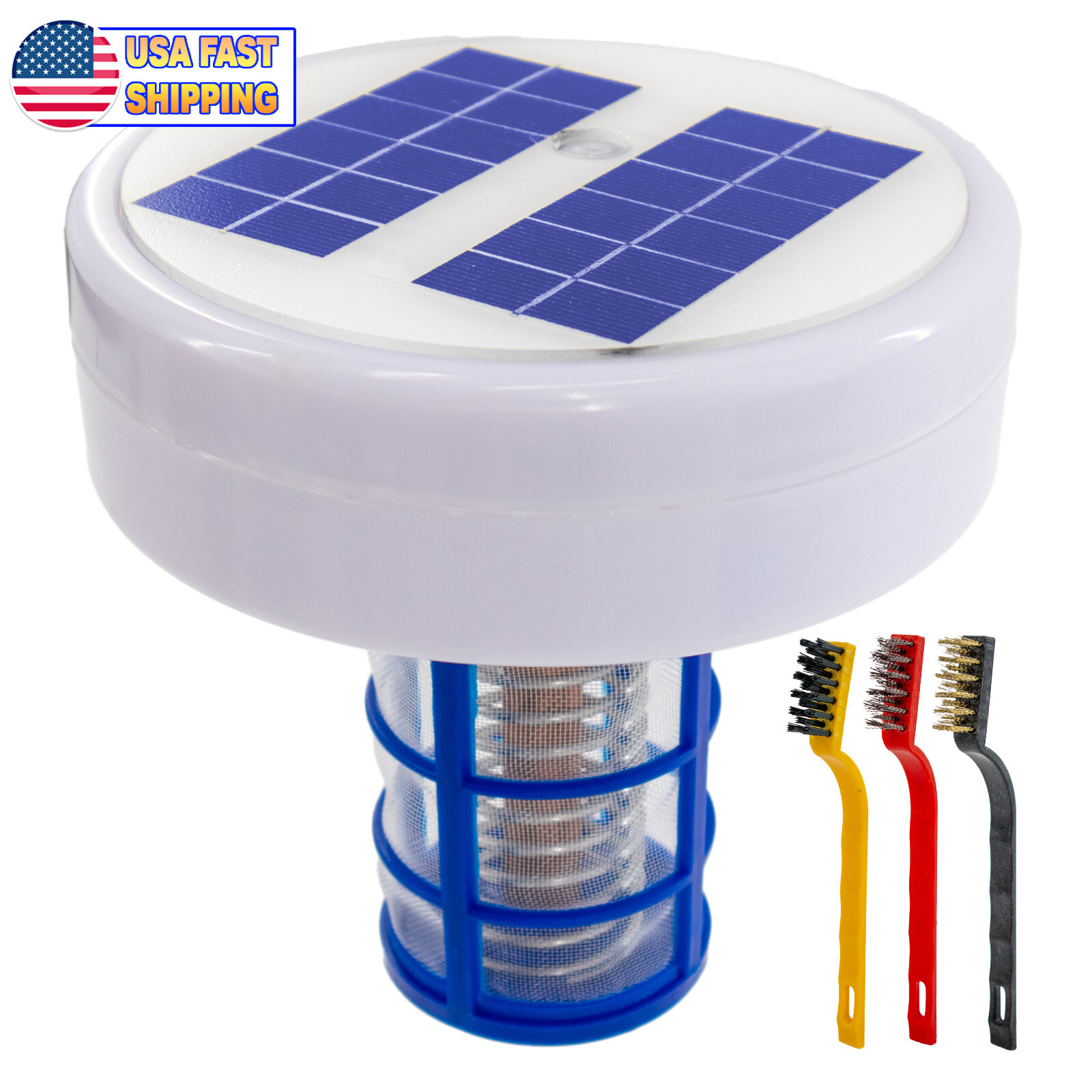 Solar Pool Ionizer w Copper & Steel Anode - Pool Water Cleaner Swimming Pools gallery