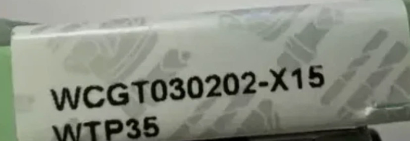 ORIGINAL USER TOOLS 10 PCS WCGT030202-X15 WTP35