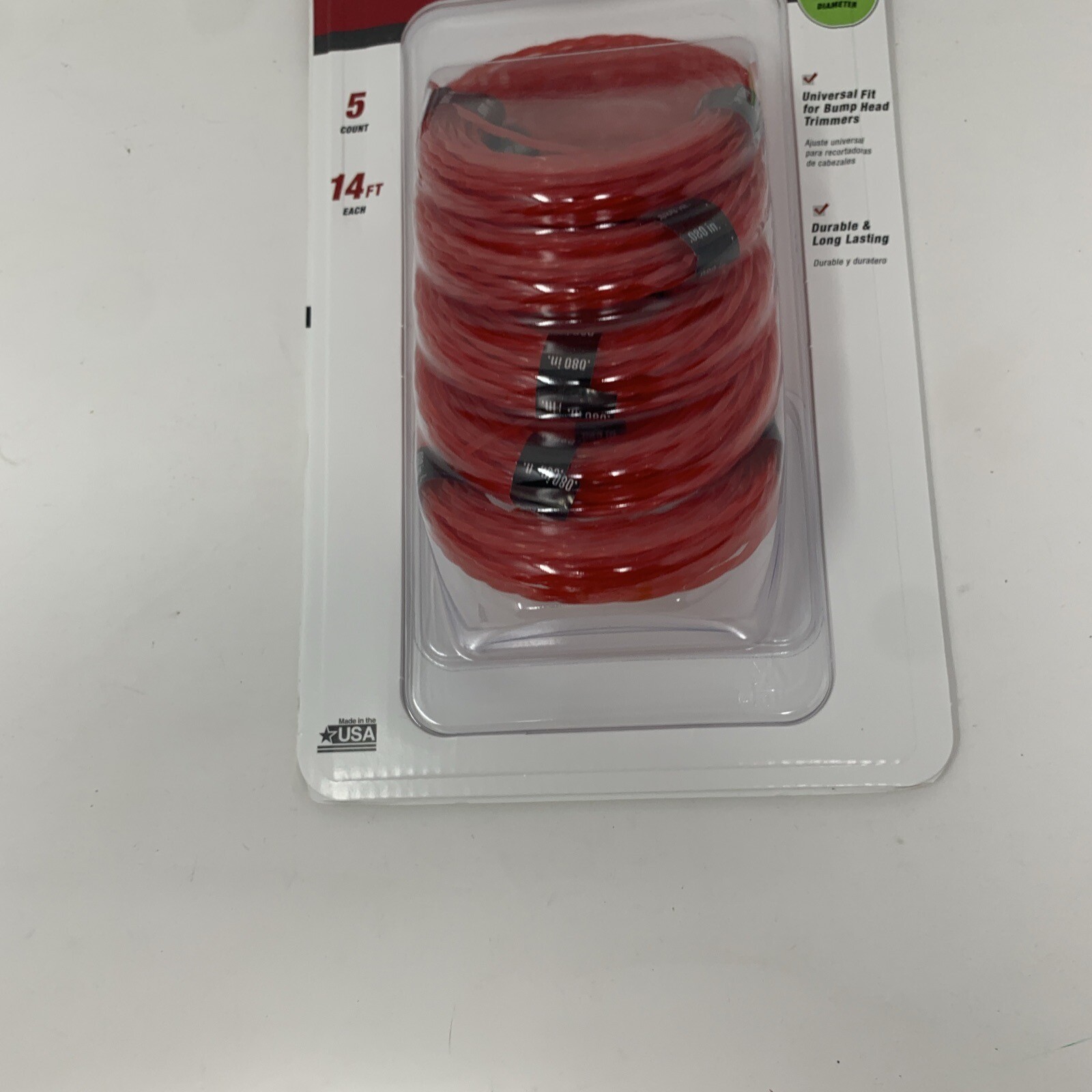 Hyper Tough 5 count Nylon Trimmer Line Coil - .080” X 14’ ea Coil Universal Fit gallery