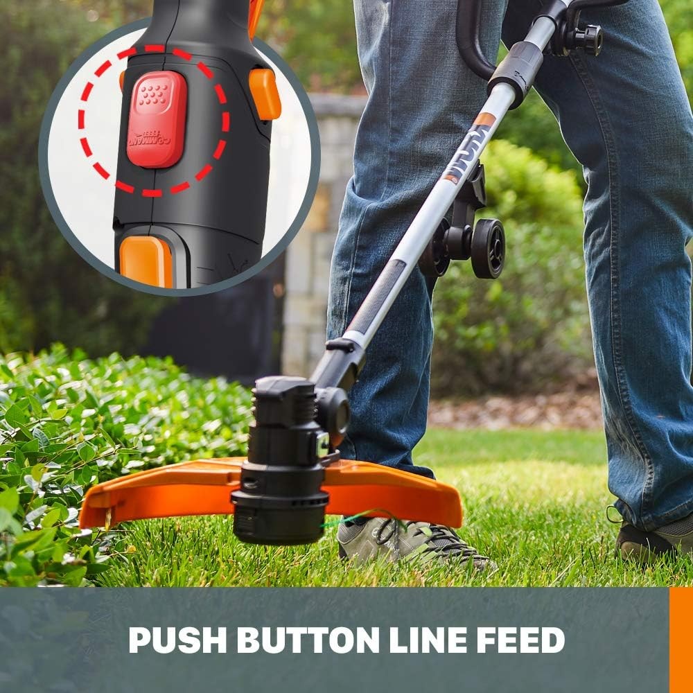 WORX WG184 40V String Trimmer Edger 13in 2 Battery Kit gallery