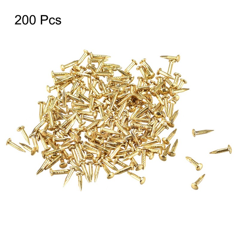 200 Pcs 1.2x6mm Small Tiny Nails for DIY Decorative Household Accessories gallery