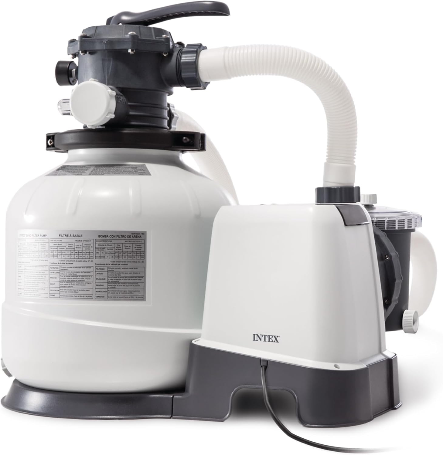 INTEX 2,800 GPH Krystal Clear Sand Filter Pump for above Ground Pools, Swimming gallery