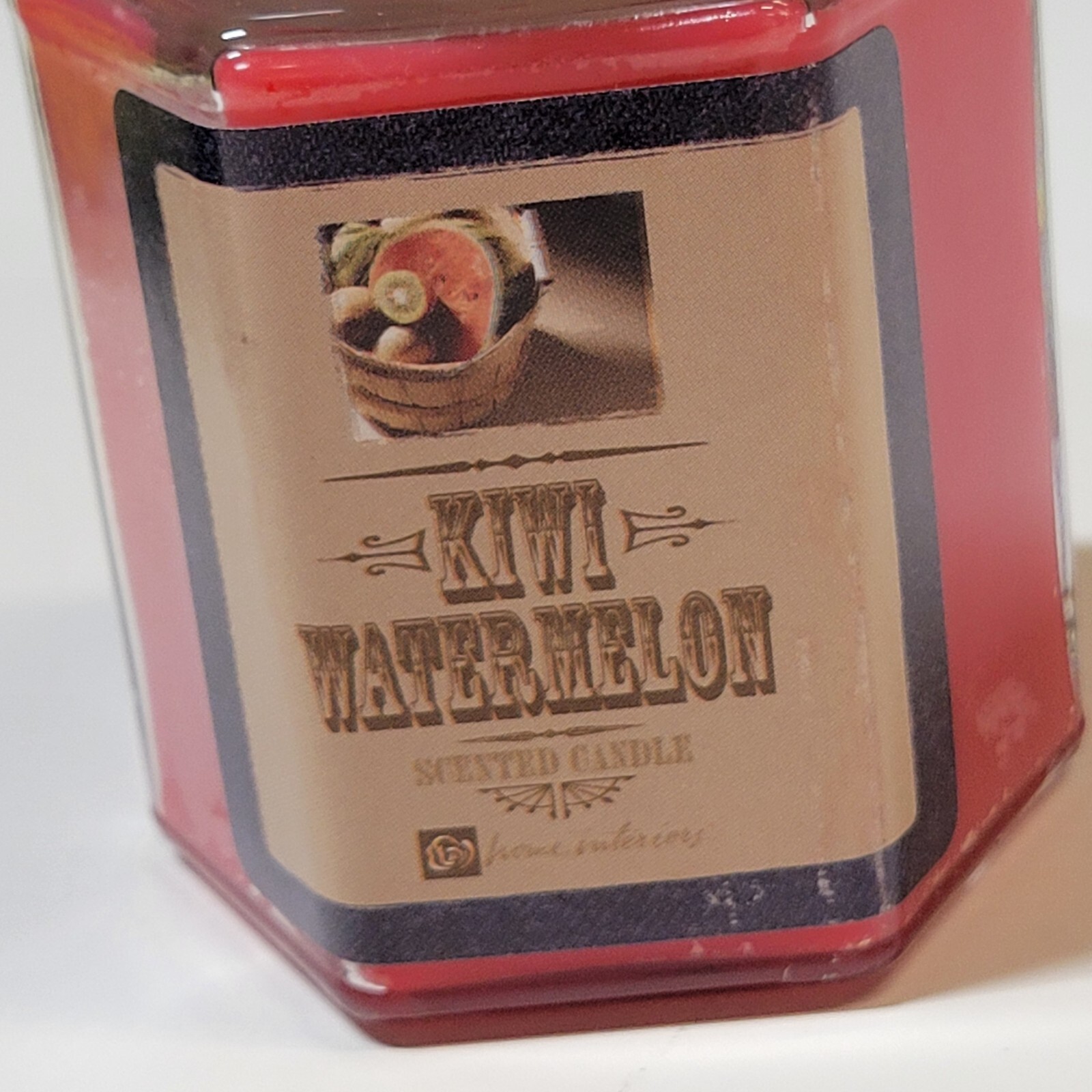 Home Interiors Kiwi Watermelon Scented Jar Candle New 445 Grams Net Weight gallery