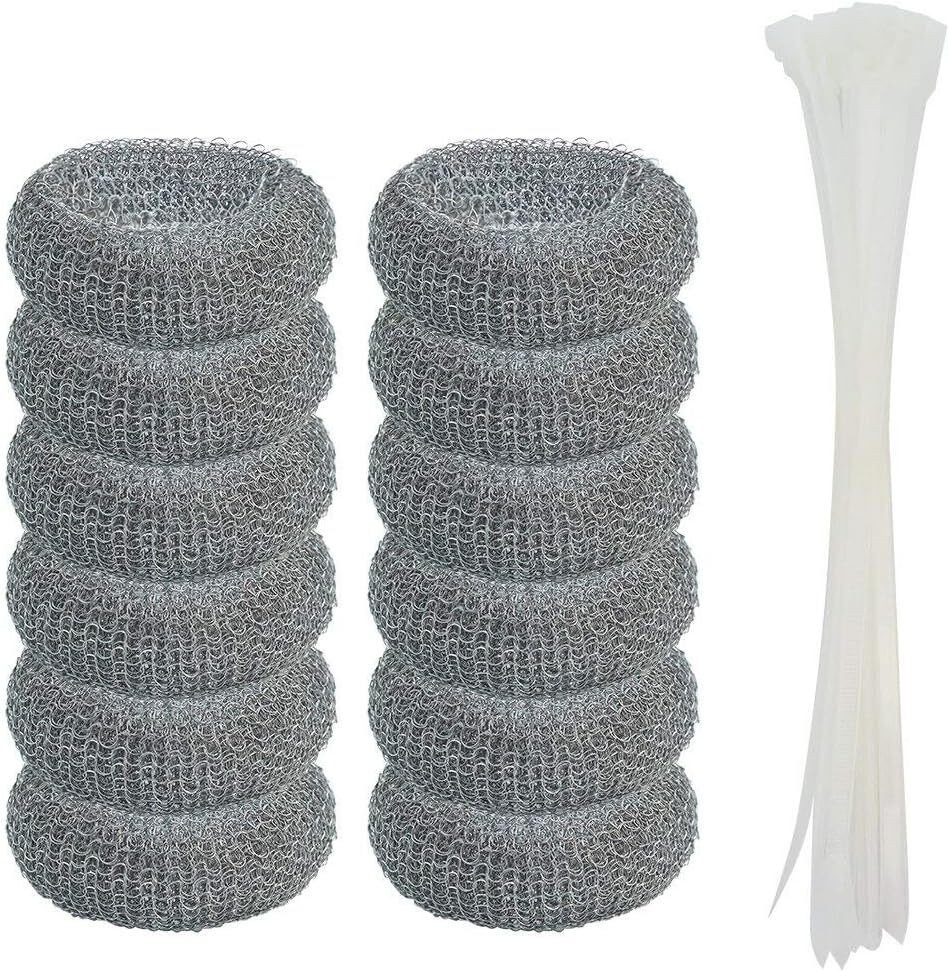 12 Pack Washing Machine Lint Traps Snare Filter Screen Stainless Steel Mesh Ties gallery