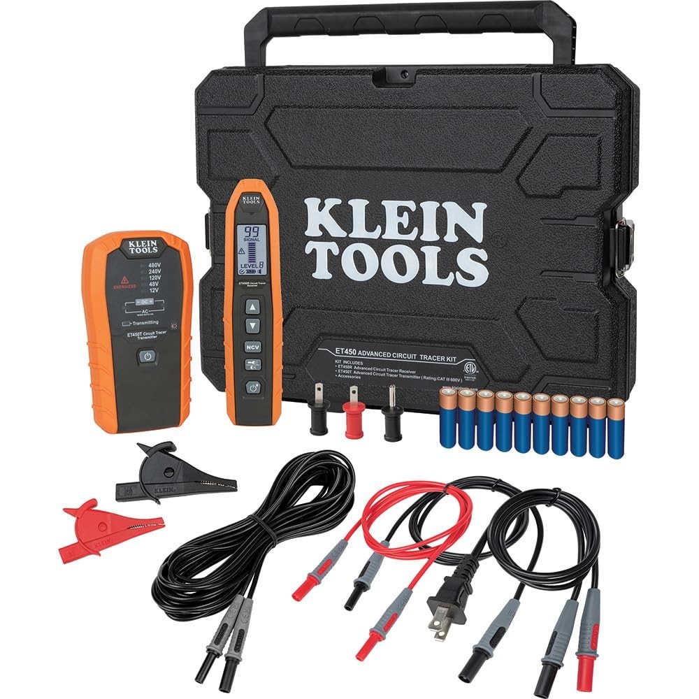 Klein Tools ET450 Advanced Underground Circuit Breaker Finder & Wire Tracer Kit gallery