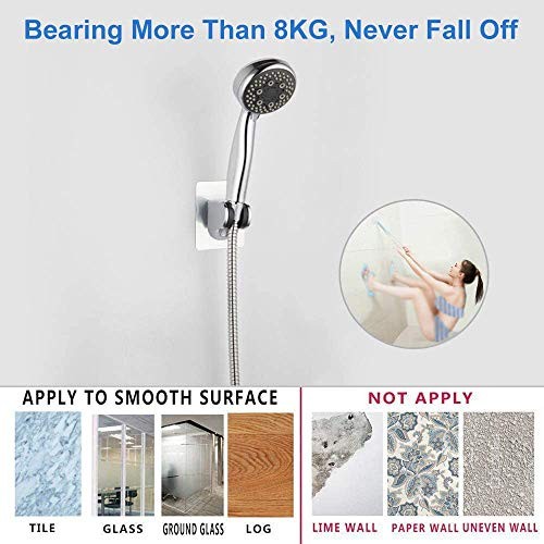 Self Adhesive Shower Head Holder- Adjustable Handheld Shower Holder NO gallery