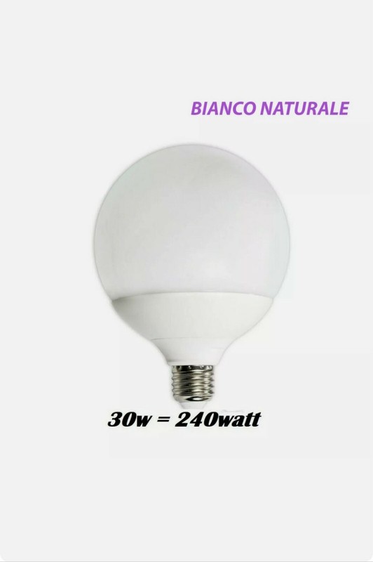1 LED Bulb e27 Globe 30 Watt Thousand Fireflies Natural Light 4000k 2700lm gallery