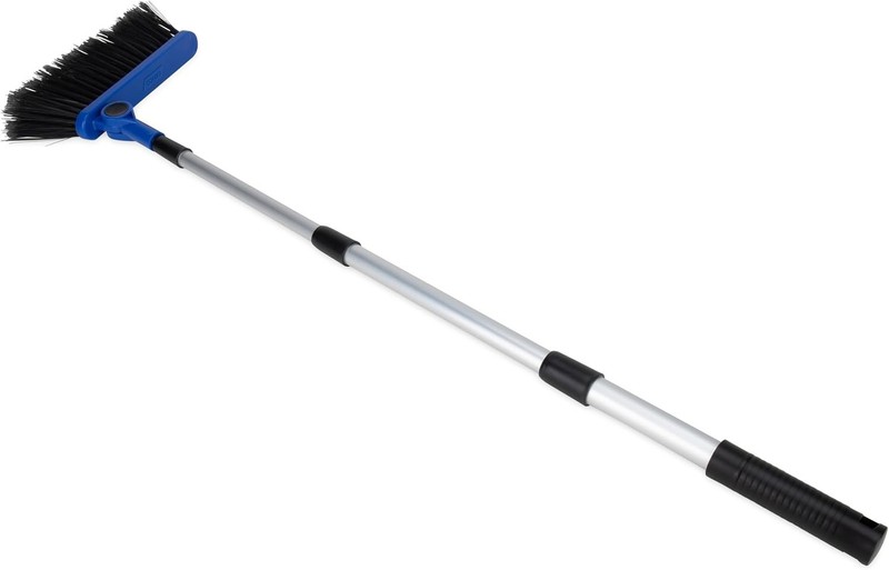 Camco Adjustable Broom and Dustpan, Compact RV Cleaning Set Marine, Home,43623-A gallery
