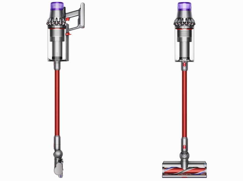 Dyson V11 Outsize Cordless Stick Vacuum Nickel Red LCD Extra Large Bin gallery