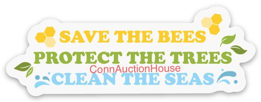 VSCO Save The Trees, Bees, Seas Hydro Water Bottle Laptop Phone Sticker Decal gallery