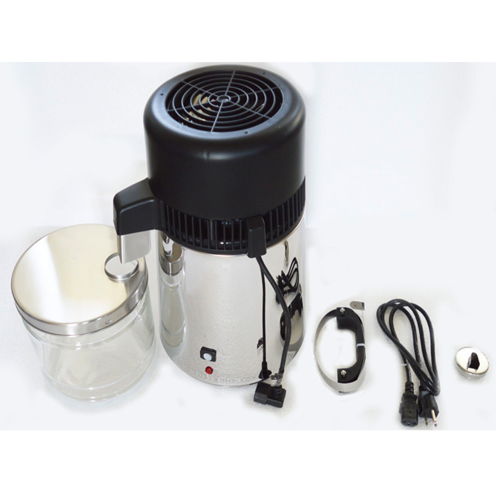 TECHTONGDA 110V Water Distiller Purifier 4L/1Gal Lab Distilled Water Machine SS gallery
