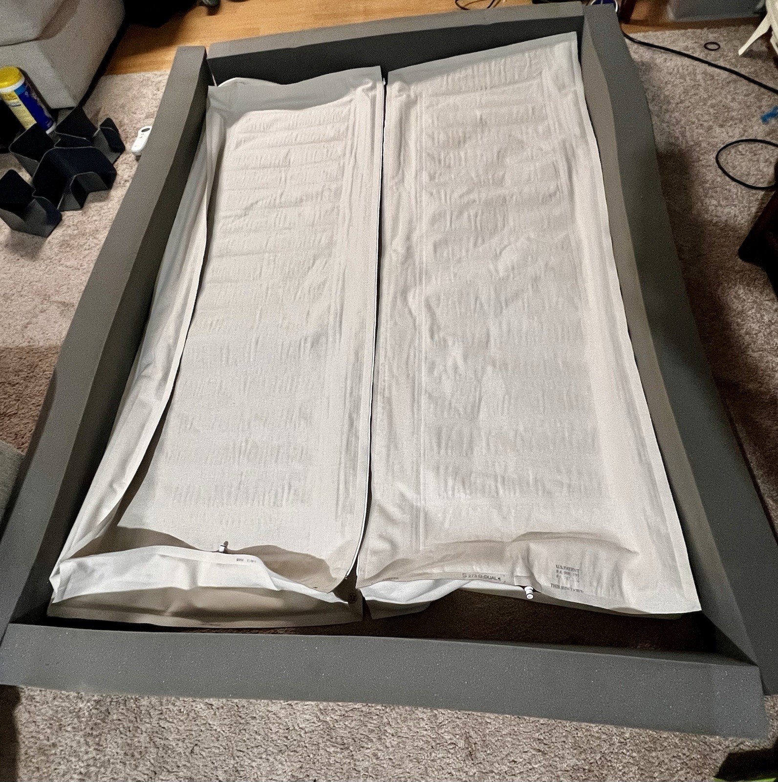 Select Comfort Sleep Number ORIGINAL Queen Side Rail Center + Border Walls Foam gallery
