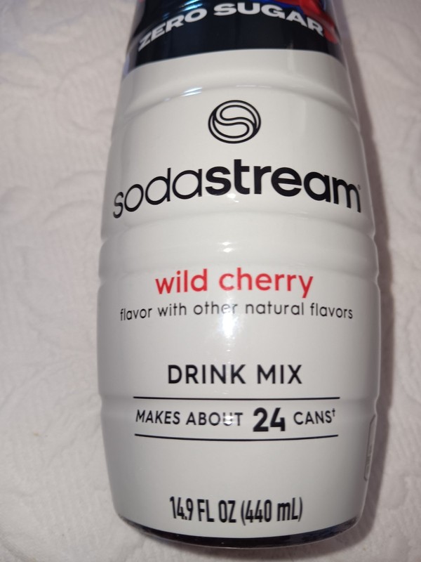 SODASTREAM PEPSI ZERO SUGAR WILD CHERRY DRINK MIX 14.9 oz 440ml 10/27/26 NIB gallery