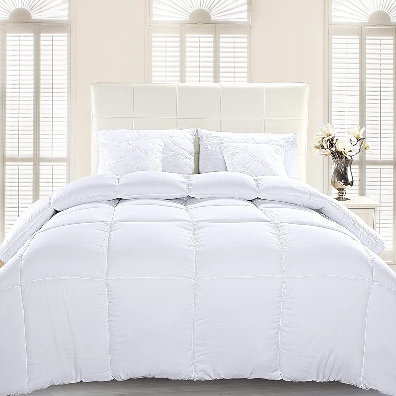 Comforter Duvet Insert Quilted Comforter with Corner Tabs Utopia Bedding gallery