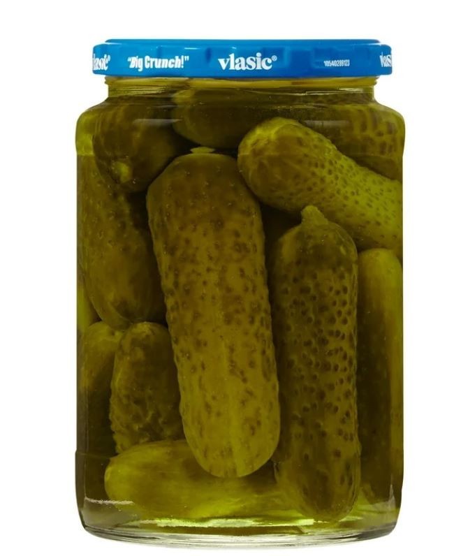 (3 pack) Vlasic Kosher Dill Pickles, Dill Baby Whole Pickles, 24 fl oz Jar. gallery