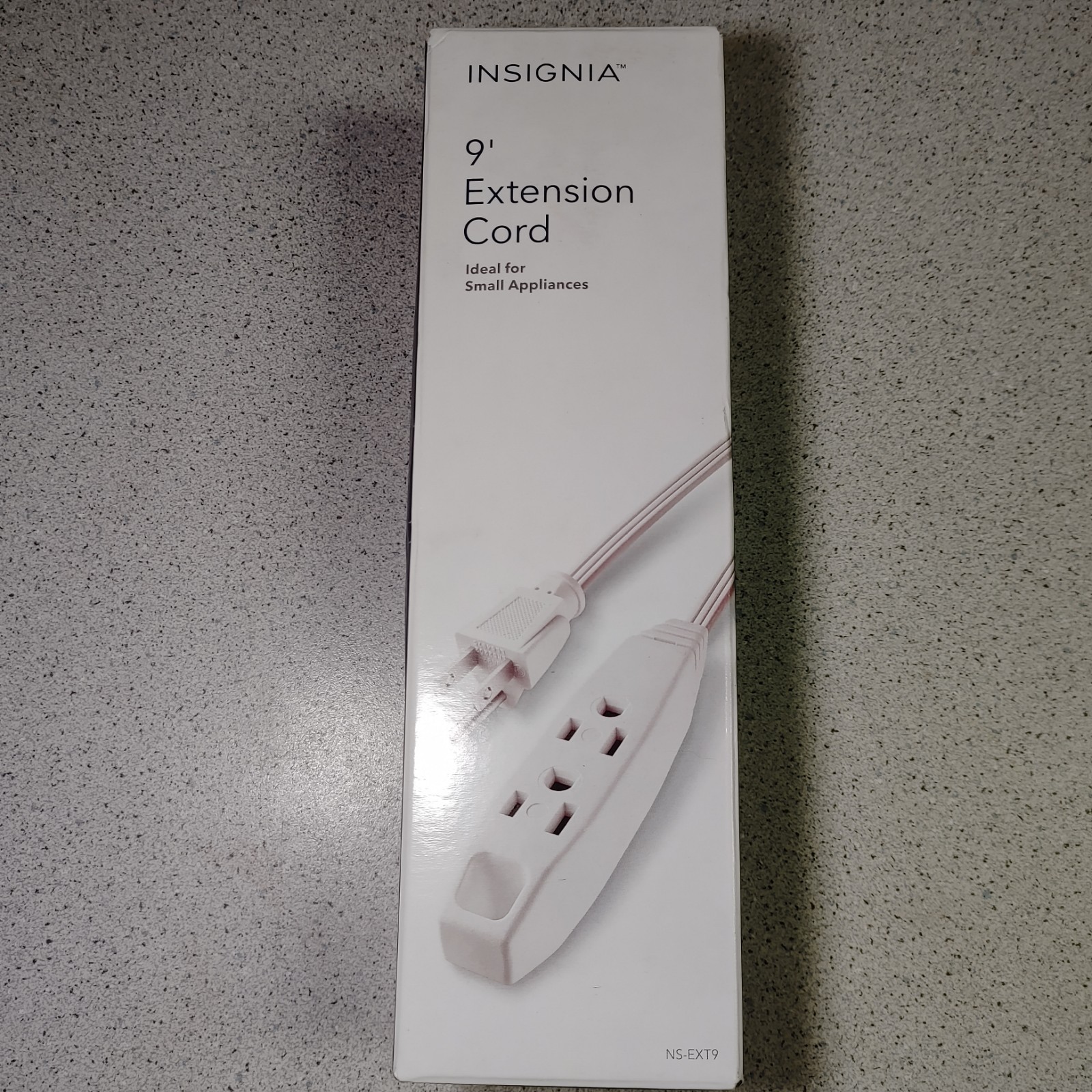 9' Extension Cord With 3 Receptacles Triple Outlets 13A 125V 1625W Grounded New gallery