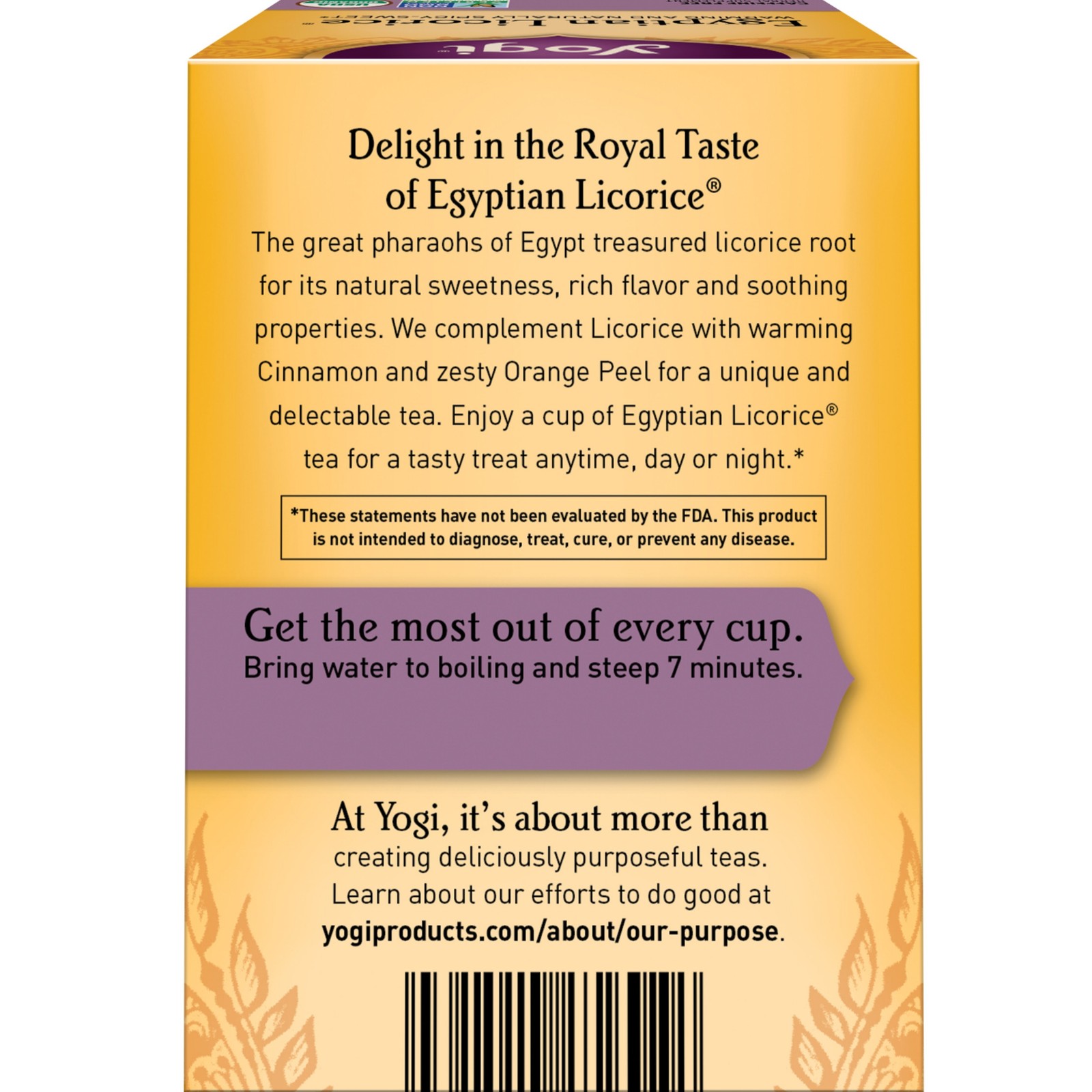 Yogi Tea - Egyptian Licorice Tea (4 Pack) 64 Organic Herbal Tea Bags gallery