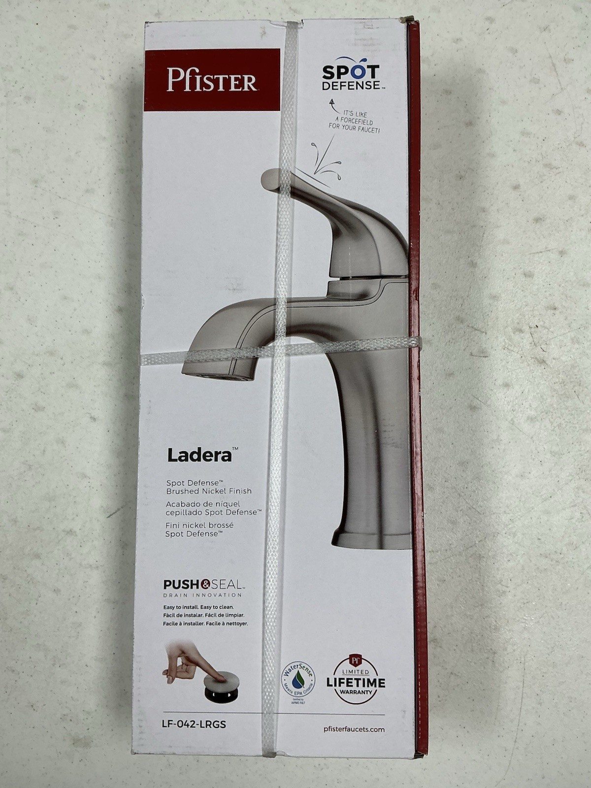 Pfister Ladera Single-Hole Single-Handle Bathroom Faucet Brushed Nickel gallery