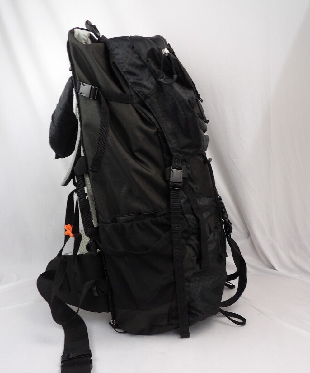 Black Adventuridge Hiking / Camping Backpack w/Multi Compartments & Adj. Height 5
