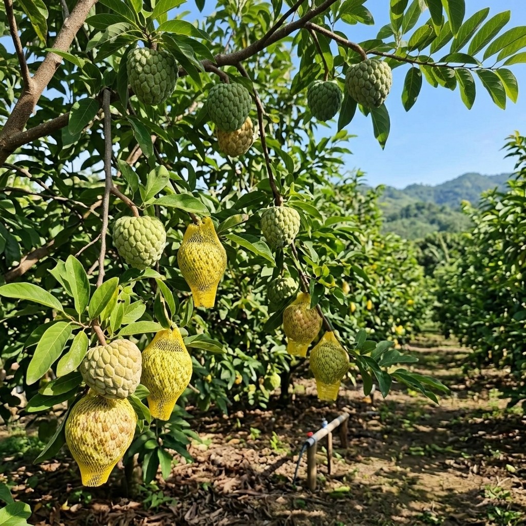 Sugar Apple Plant Seeds - 10pcs - Perfect for Outdoor Garden Container Planting gallery