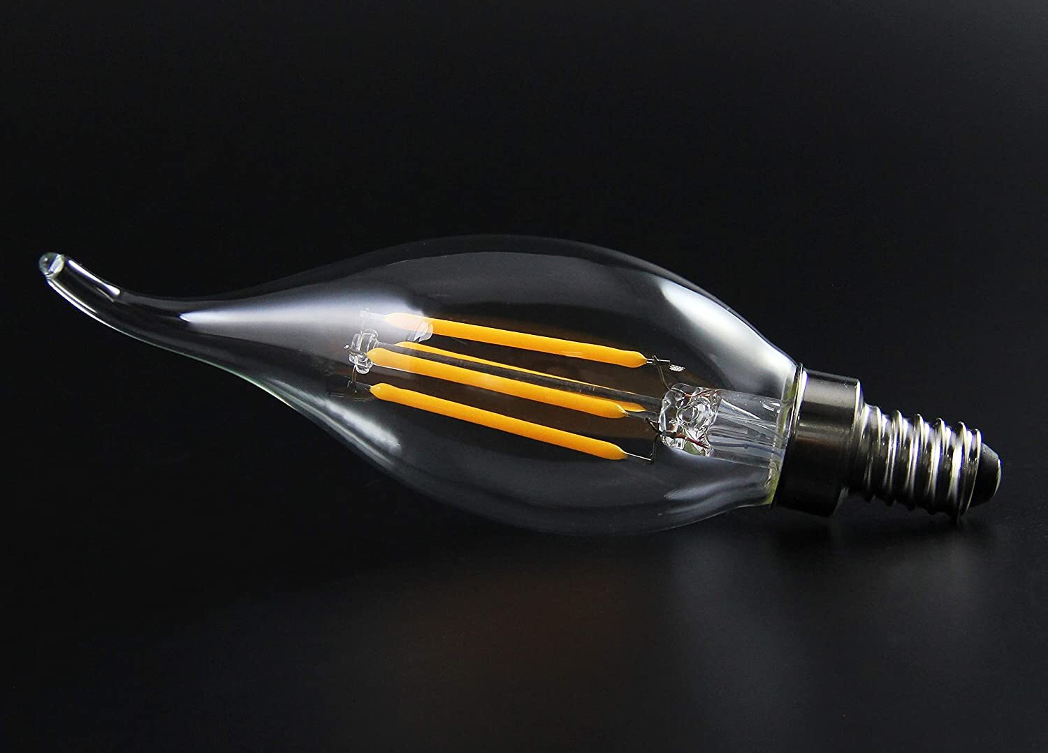 BRIMAX Dimmable E12 LED Candle Light Bulbs C35T 2700K Chandelier Bulbs, 6 Pack gallery
