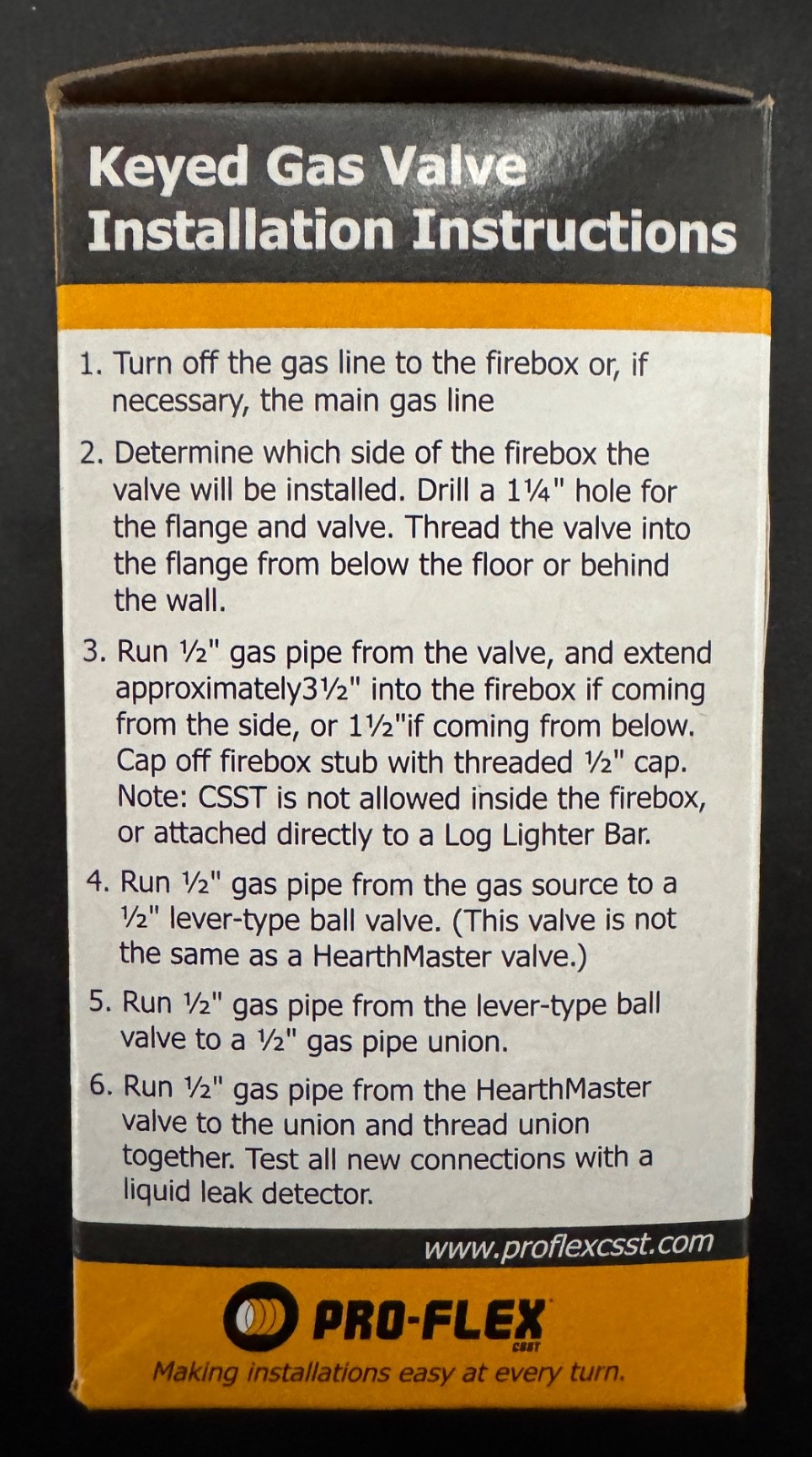 NEW HearthMaster Pro Flex Fireplace Key Operated Gas Valve Kit PF-954-NIC (Z25) gallery