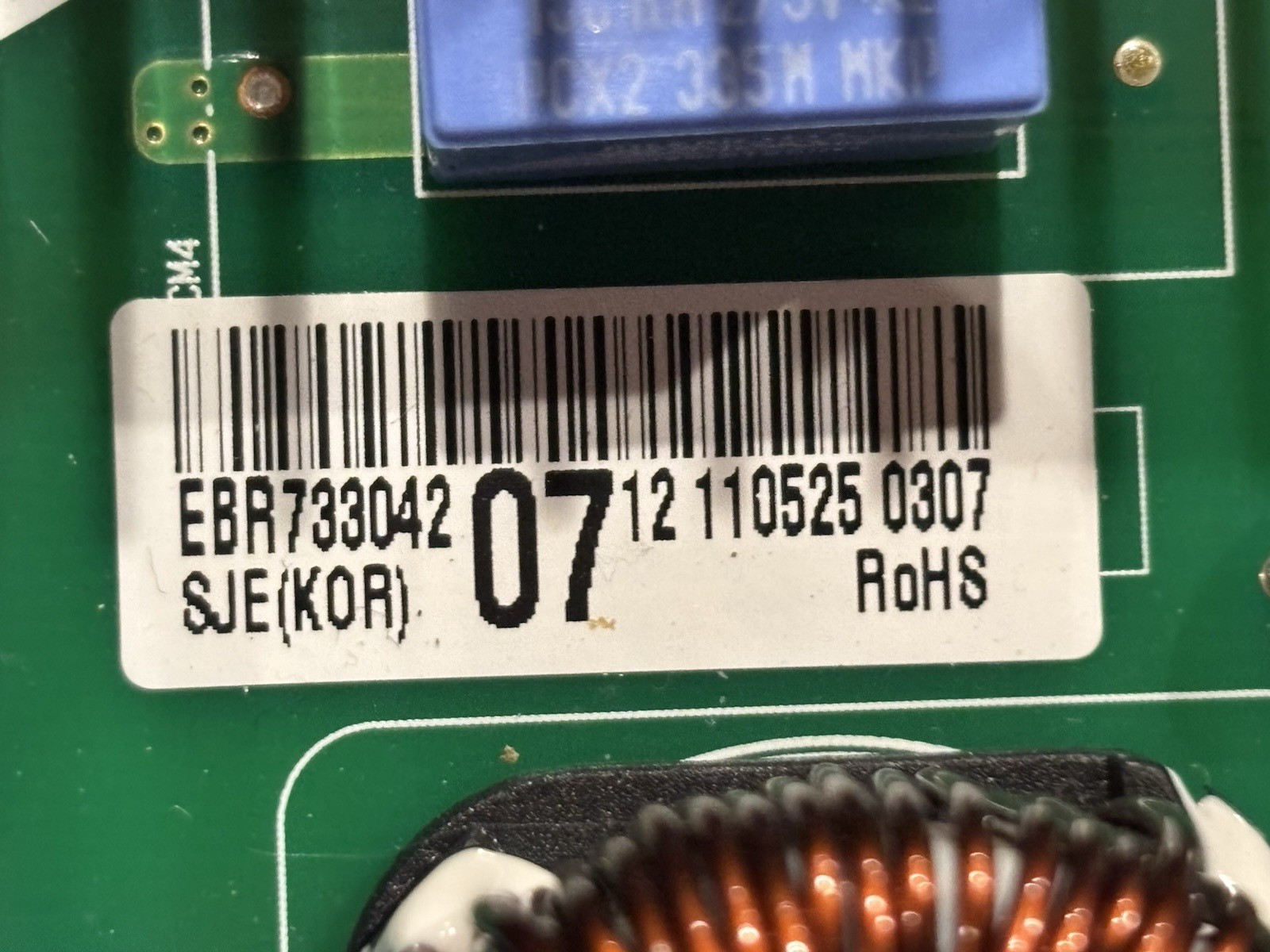 LG Refrigerator Control Board EBR73304207 OEM New Open Box PCB gallery