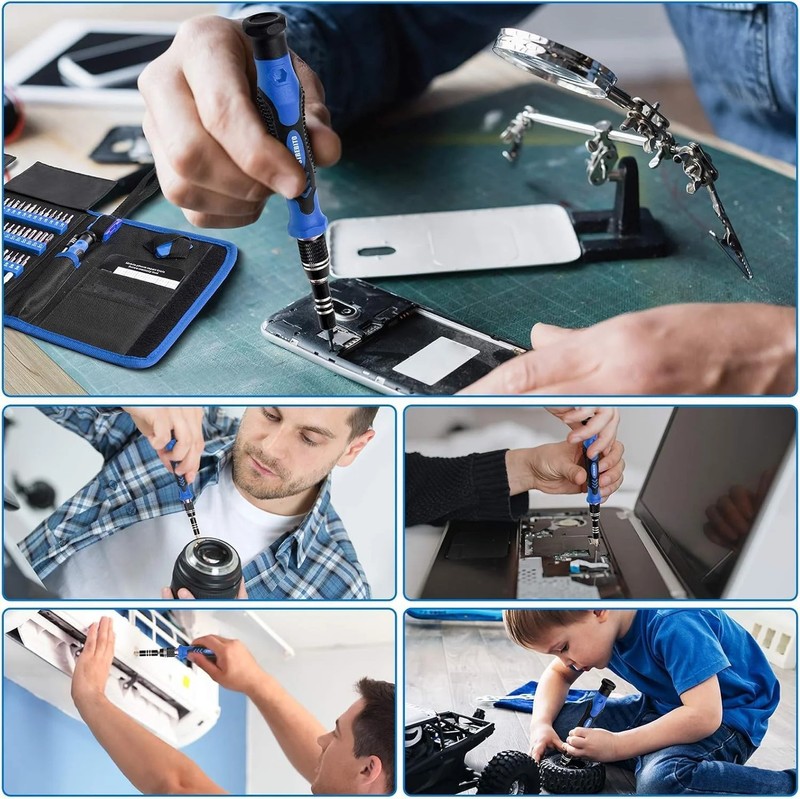 STREBITO Electronics Precision Screwdriver Sets 142-Piece with 120 Bits Magnetic gallery