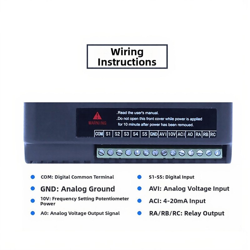 0.4KW VFD Controller 220V Single to Three Phase for Woodworking Equipment gallery