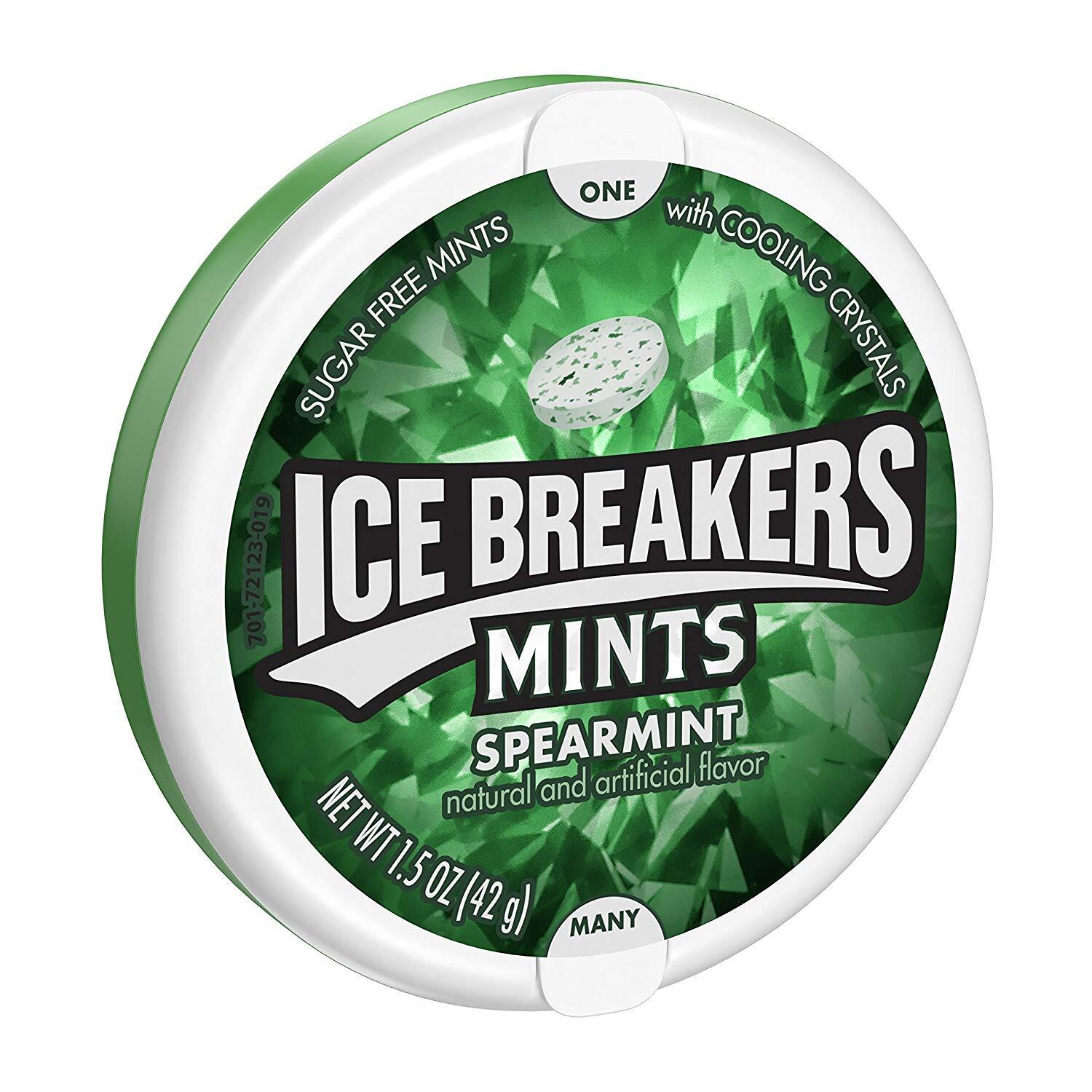 Ice Breakers Spearmint Mints, 1.5-Ounce Pucks (Pack of 16) gallery
