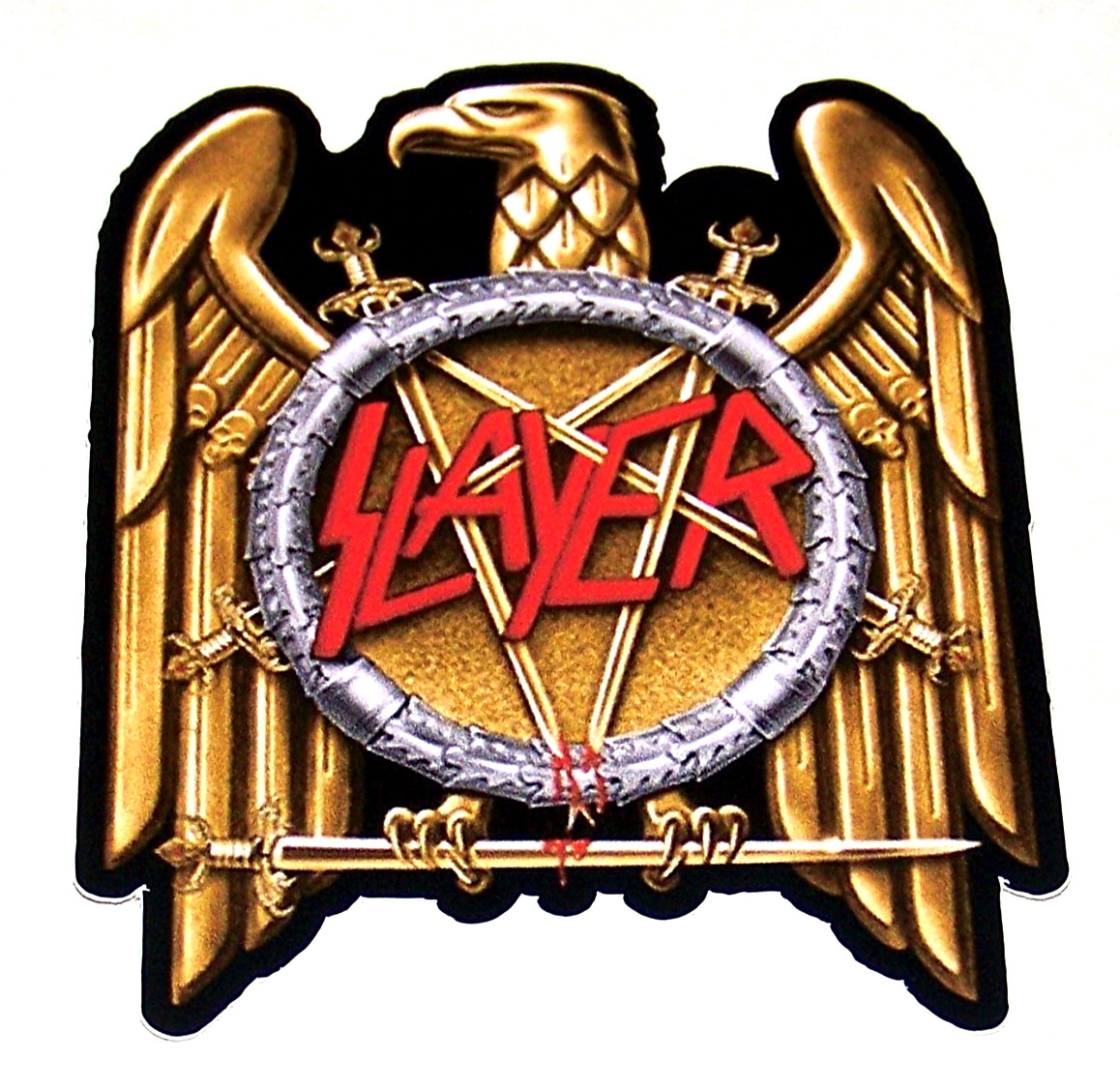 SLAYER - Logo LARGE Die Cut Sticker Decal Official Heavy Metal Music Band gallery